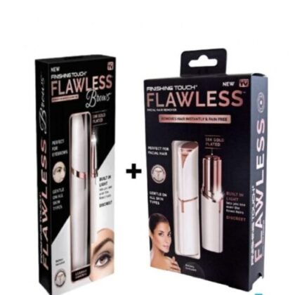 Flawless Facial Hair Remover & Flawless Eyebrow Remover Combo