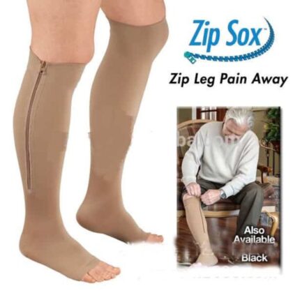 2 Pair OF Zip Sox Socks leg Pain Reliever (Buy 1 Get 1 )