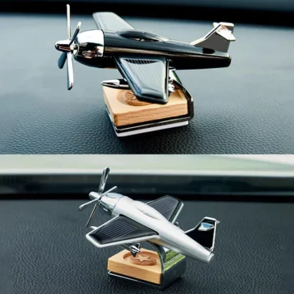 Airplane Solar Car Dashboard Air Freshener Car Perfume